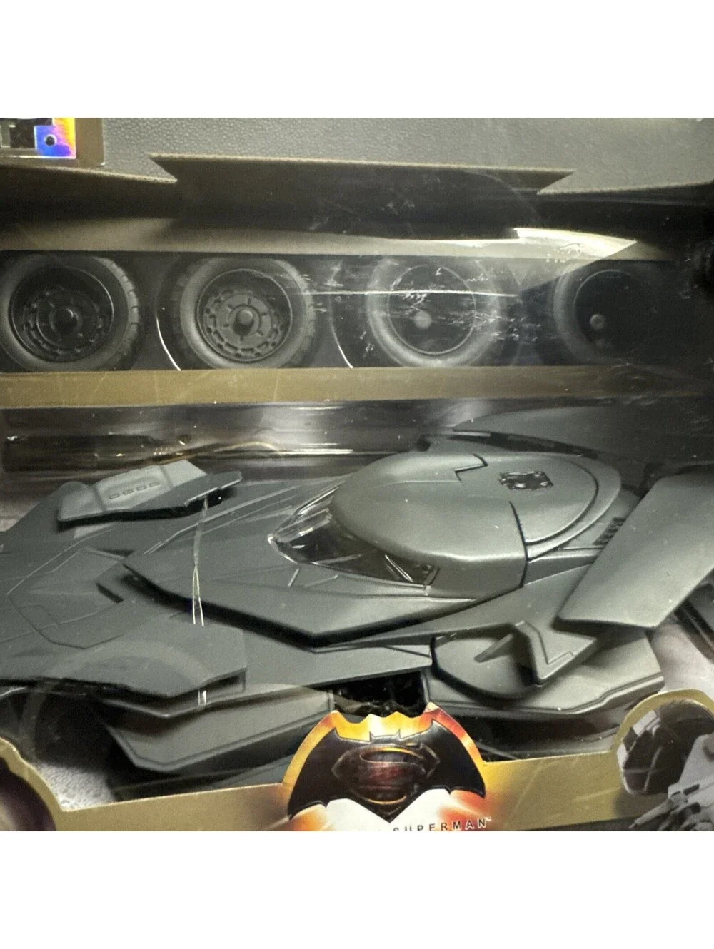 Batman vs Superman Batmobile 1:24 Model Kit Jada Primer Black 9